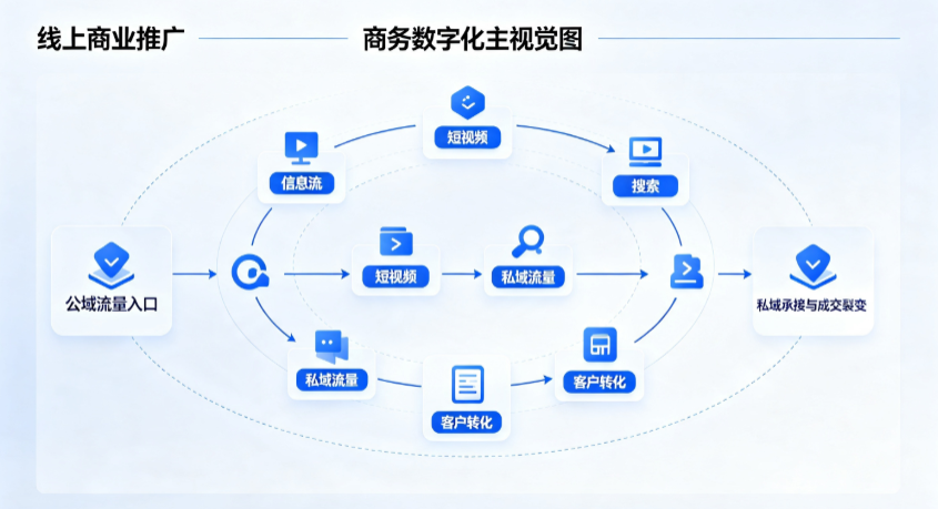 营口线上商业推广怎么做？全域流量闭环搭建与低成本转化实战指南